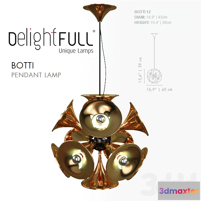 1075206 - BOTTI PENDANT LAMP - 208763