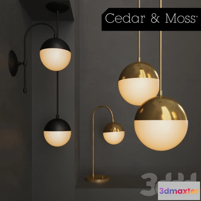 1076282 - Cedar  Moss Pendant 6 in - 209839