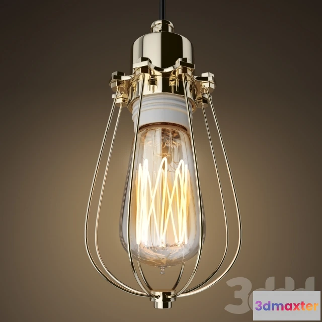 1090168 - Restoration hardware Marconi Caged Pendant - 223725