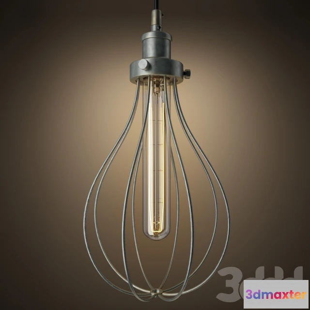 1090202 - Restoration hardware Teardrop Wire Filament Single Pendant - 223759