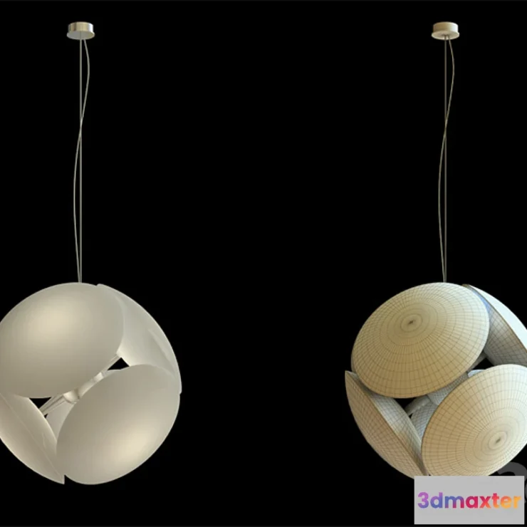 1266965 - Foscarini Bubble Pendant Light 3D Max
