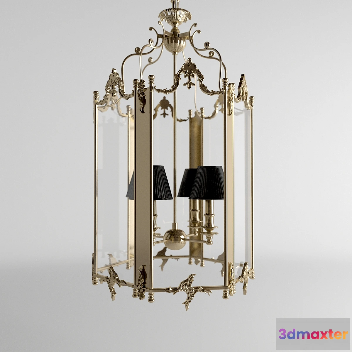 1267482 - Eichholtz Lantern Dufour 4 Light 3D Max