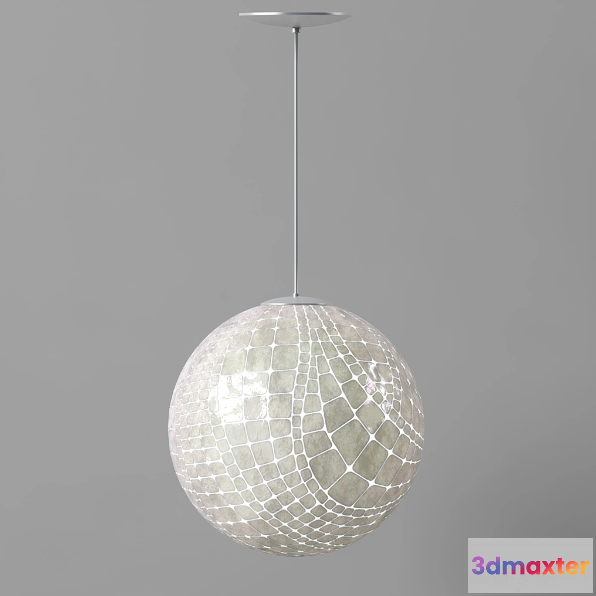 1268514 - CAPIZ BALL PENDANT 3D Max