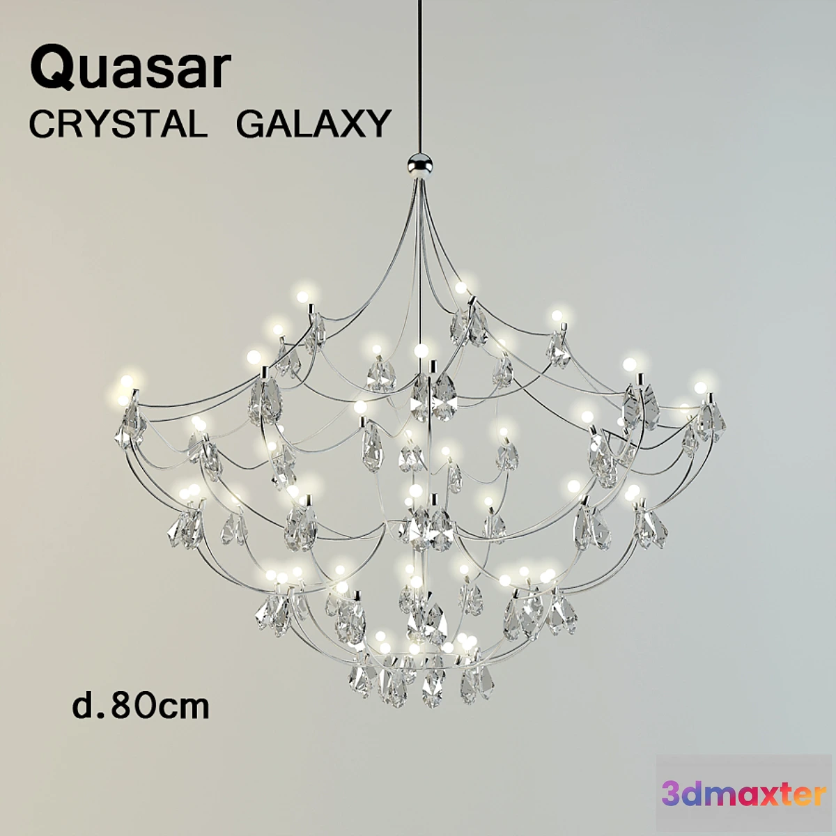 1269317 - quasar CRYSTAL GALAXY 3D Max