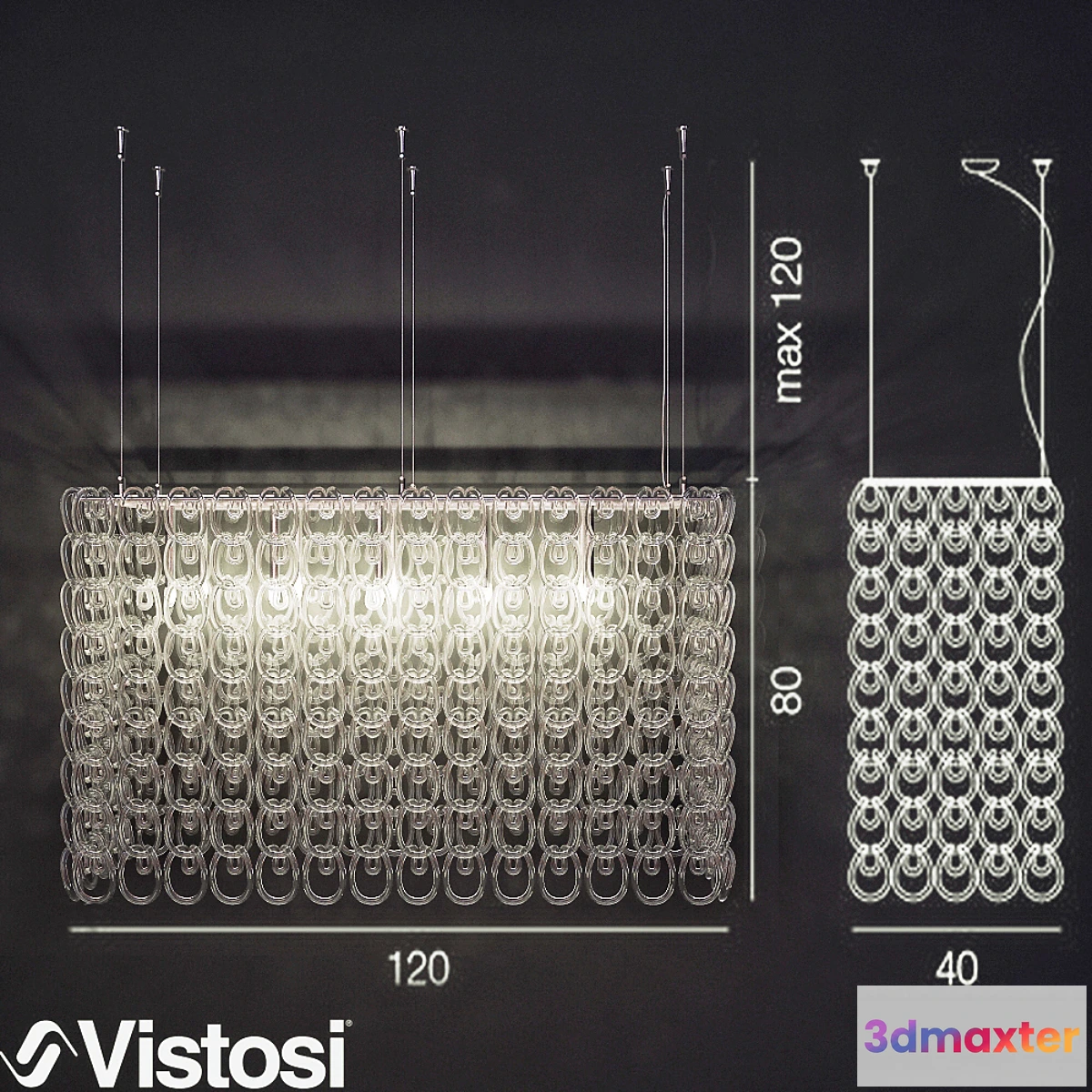 1269793 - pendant light VISTOSI 3D Max