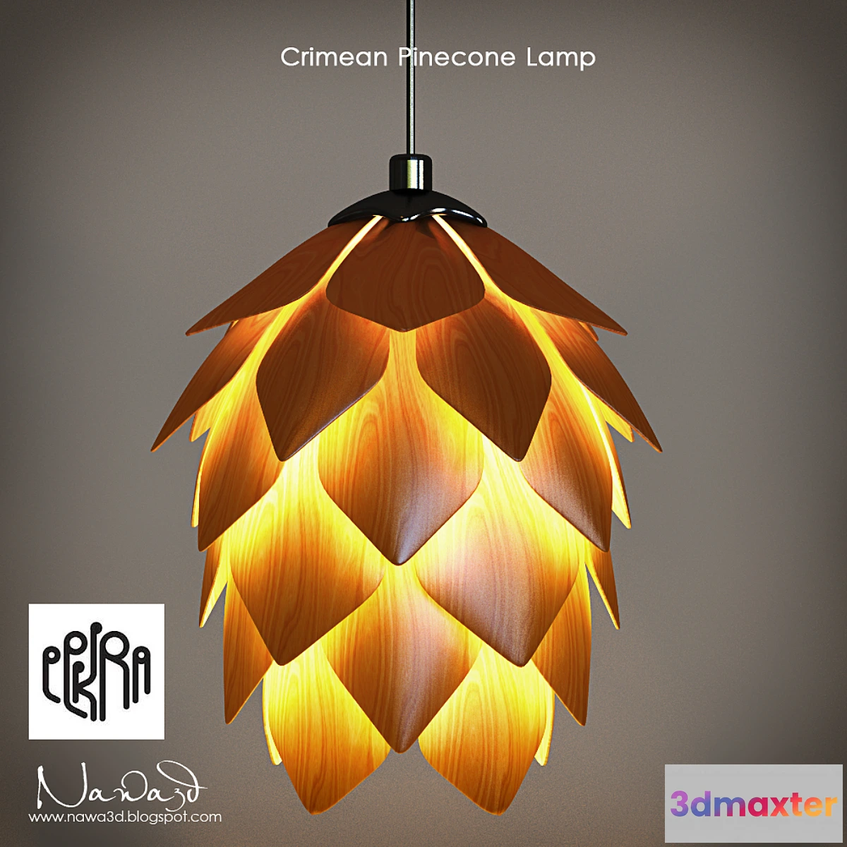 1269941 - Eekra _ Crimean Pinecone Lamp 3D Max