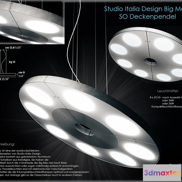 1270721 - Studio Italia Design Big Mec - No.2 3D Max