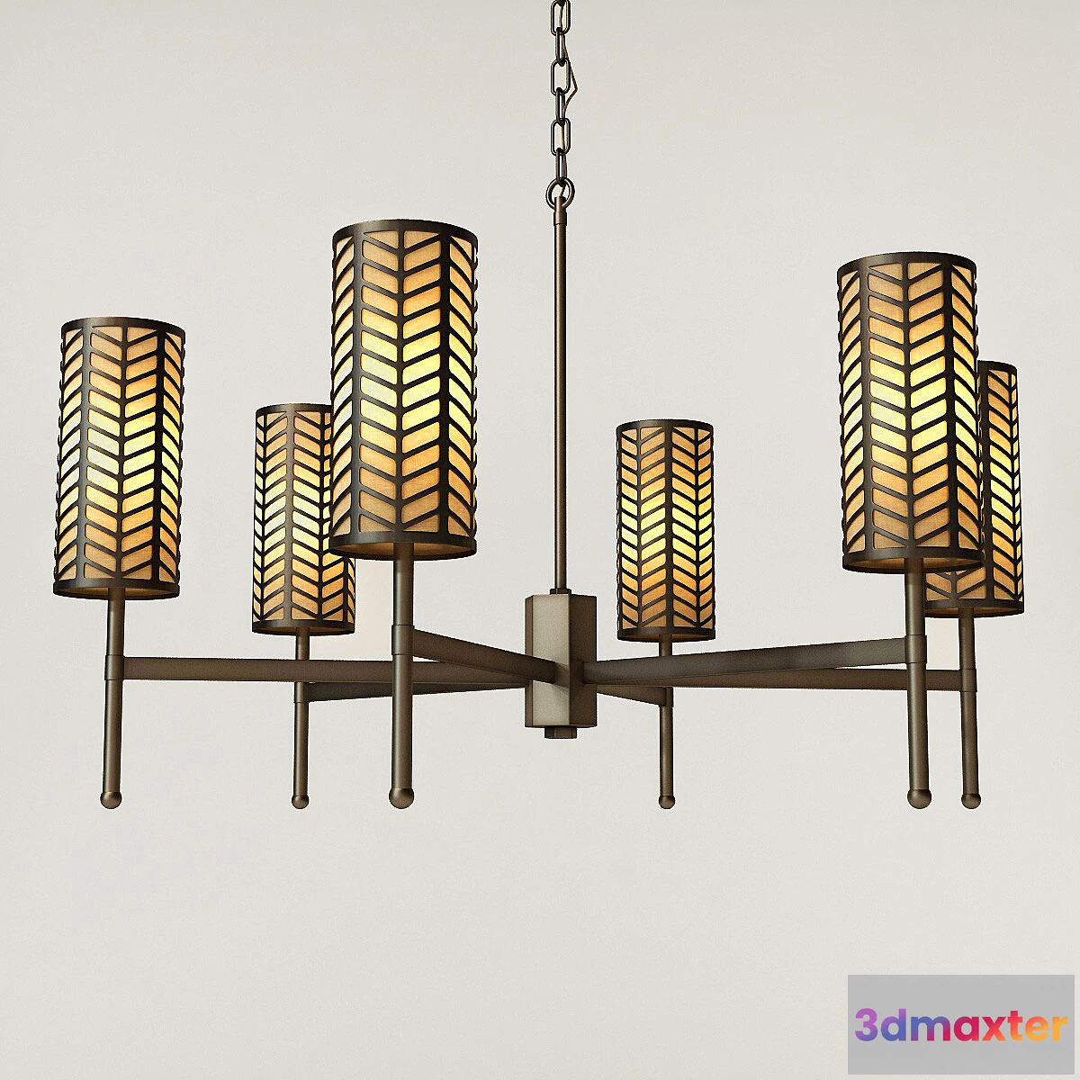 1270943 - Tigermoth lighting-Stem chandelier with lattice - No.2 3D Max