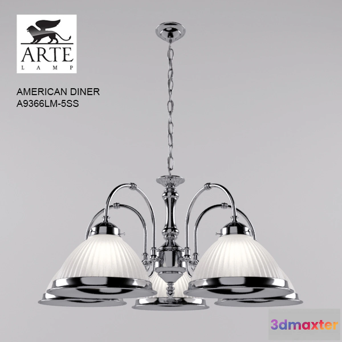 1271513 - ARTE LAMP _ AMERICAN DINER A9366LM-5SS - No.2 3D Max