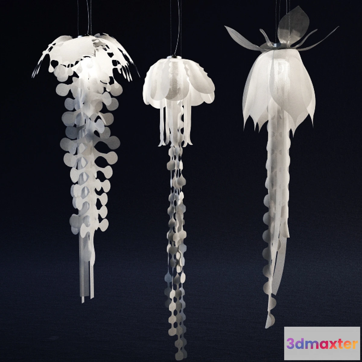1271669 - Jellyfish chandelier - No.2 3D Max