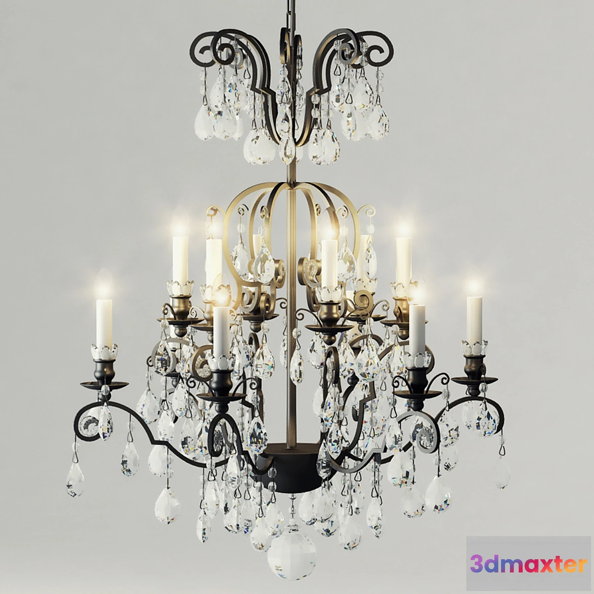 1272406 - Classic chandelier 3D Max