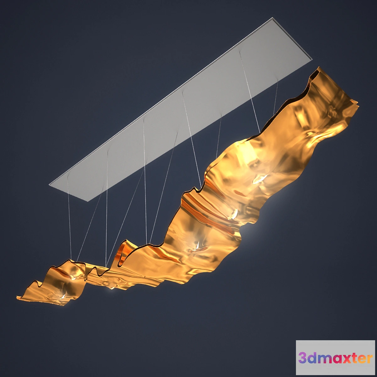 1273066 - Ingo Maurer Golden Ribbon 3D Max
