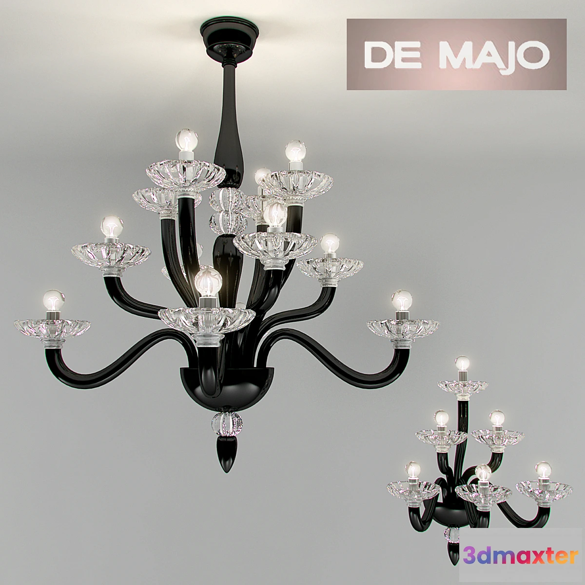 1274732 - chandelier and sconces “de majo” 3D Max