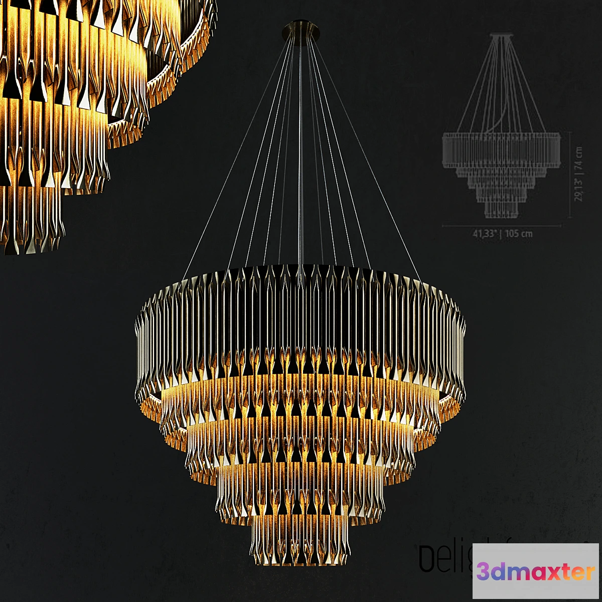 1274798 - DELIGHTFULL MATHENY  SUSPENSION 3D Max