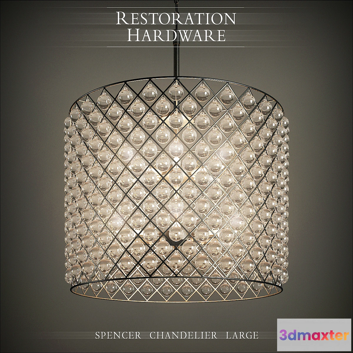 1274842 - RH Spencer Chandelier 3D Max