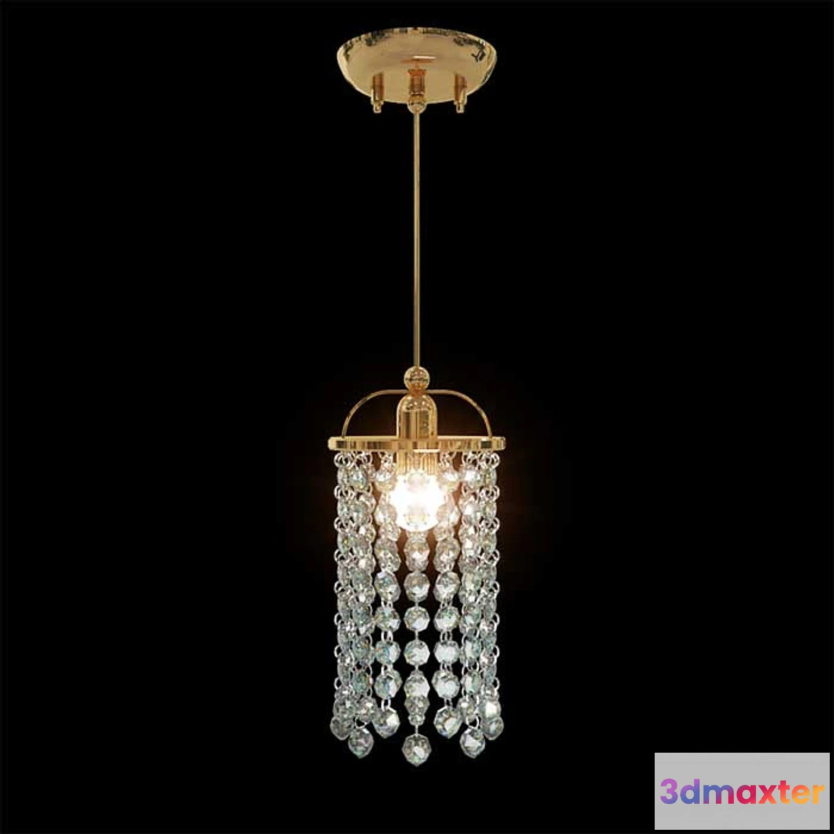 1274862 - Crystal chandelier CR 45193 3D Max