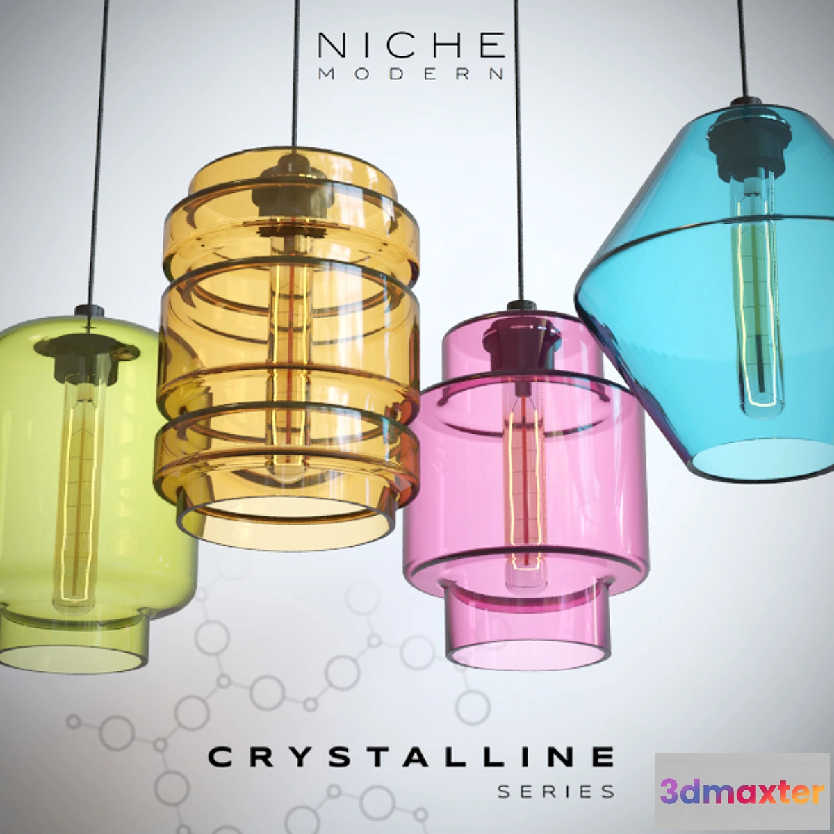 1276470 - Pendant lights Niche Crystalline 3D Max