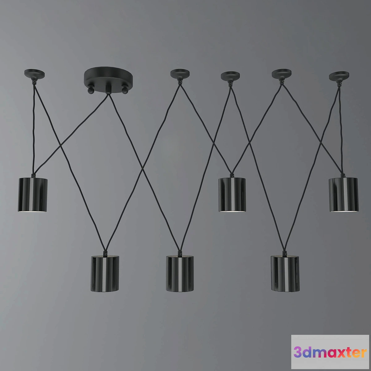 1278058 - Hanging lamp Favourite Actuel 1441-6P 3D Max