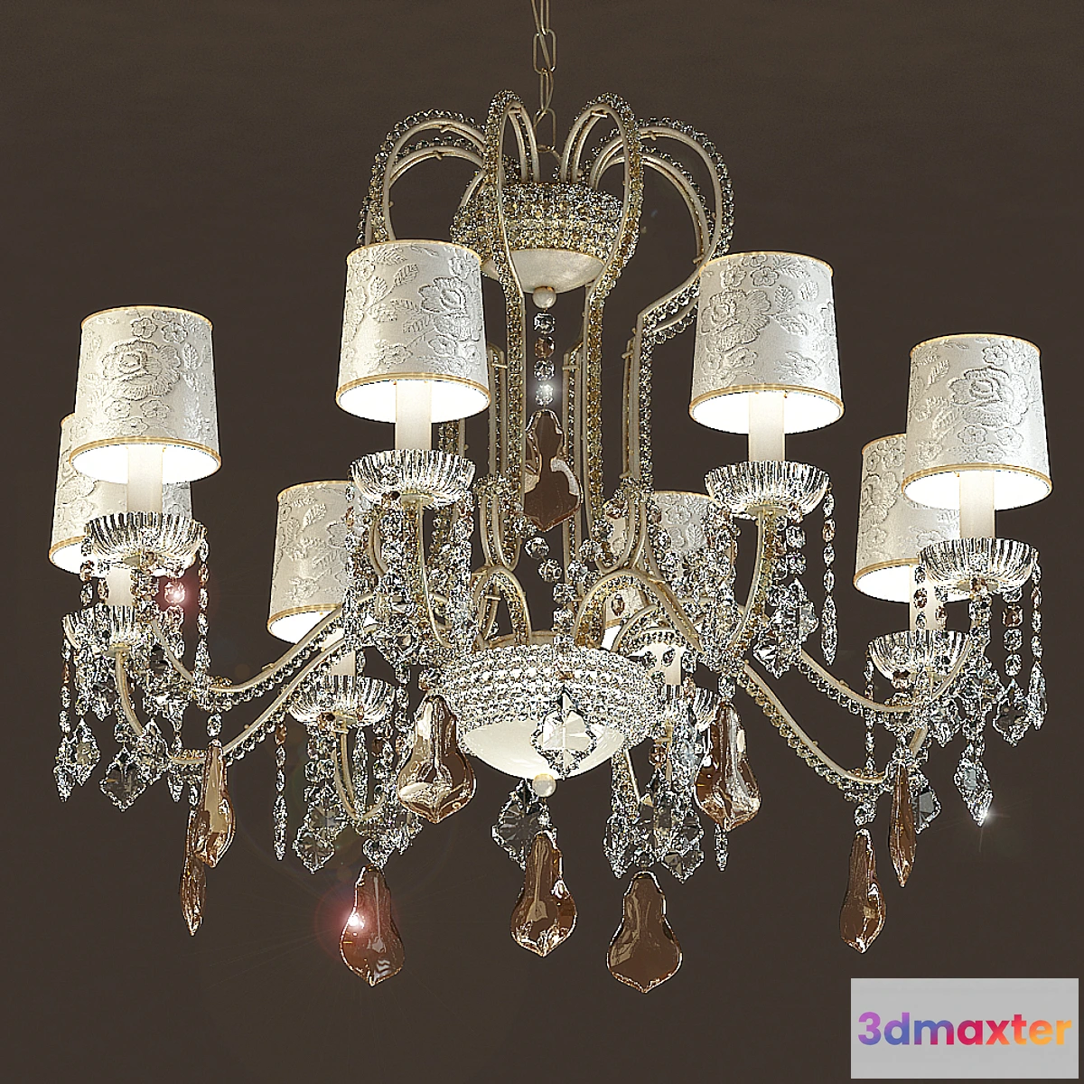 1278180 - Chandelier Masiero GALA 5100 8 + 2 3D Max