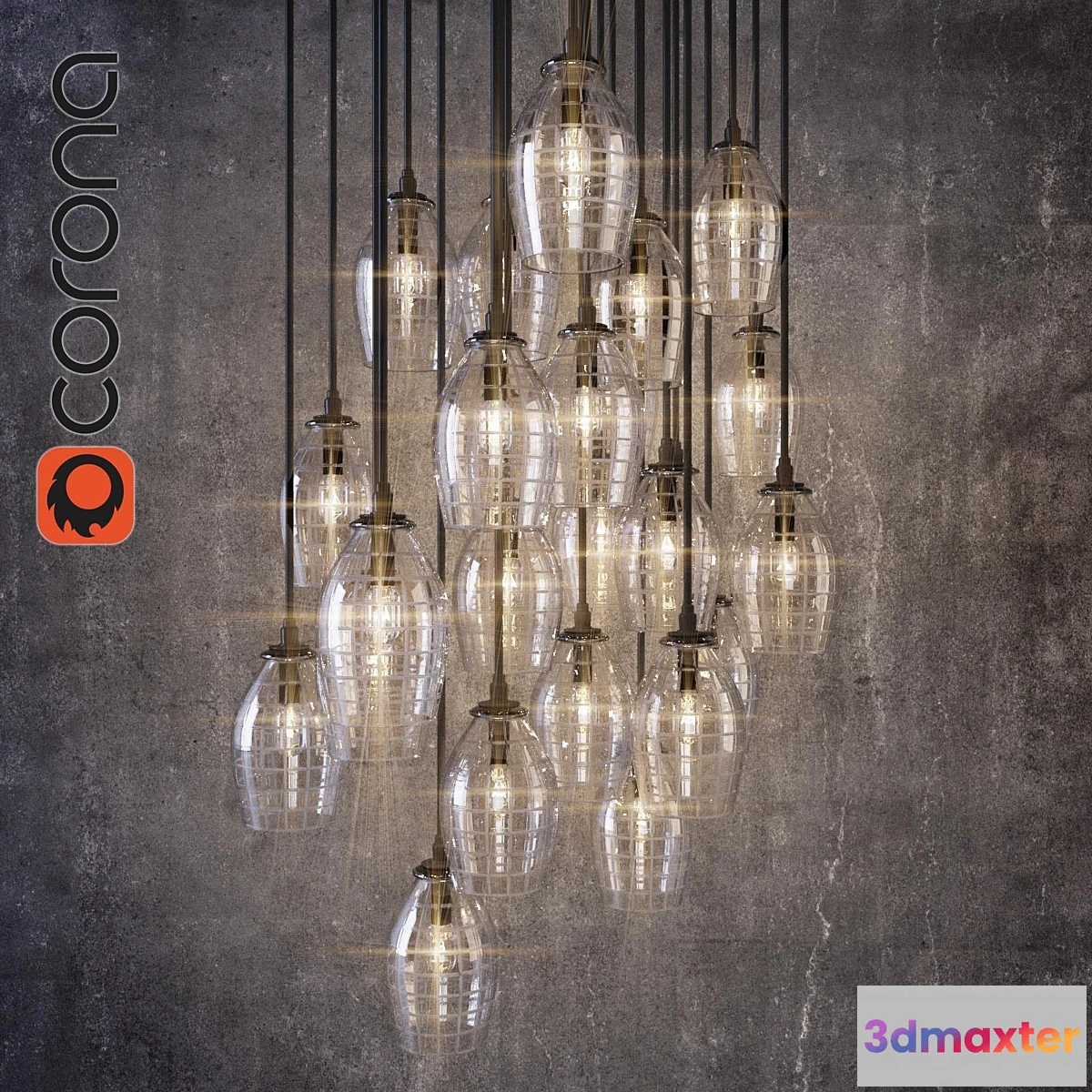 1278702 - Crown Chandeliers Italiya 3D Max