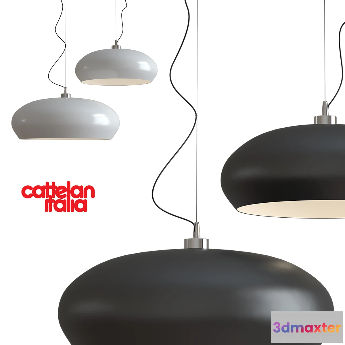 1279504 - Ceiling lamp HUBLOT Cattelan Italia 3D Max