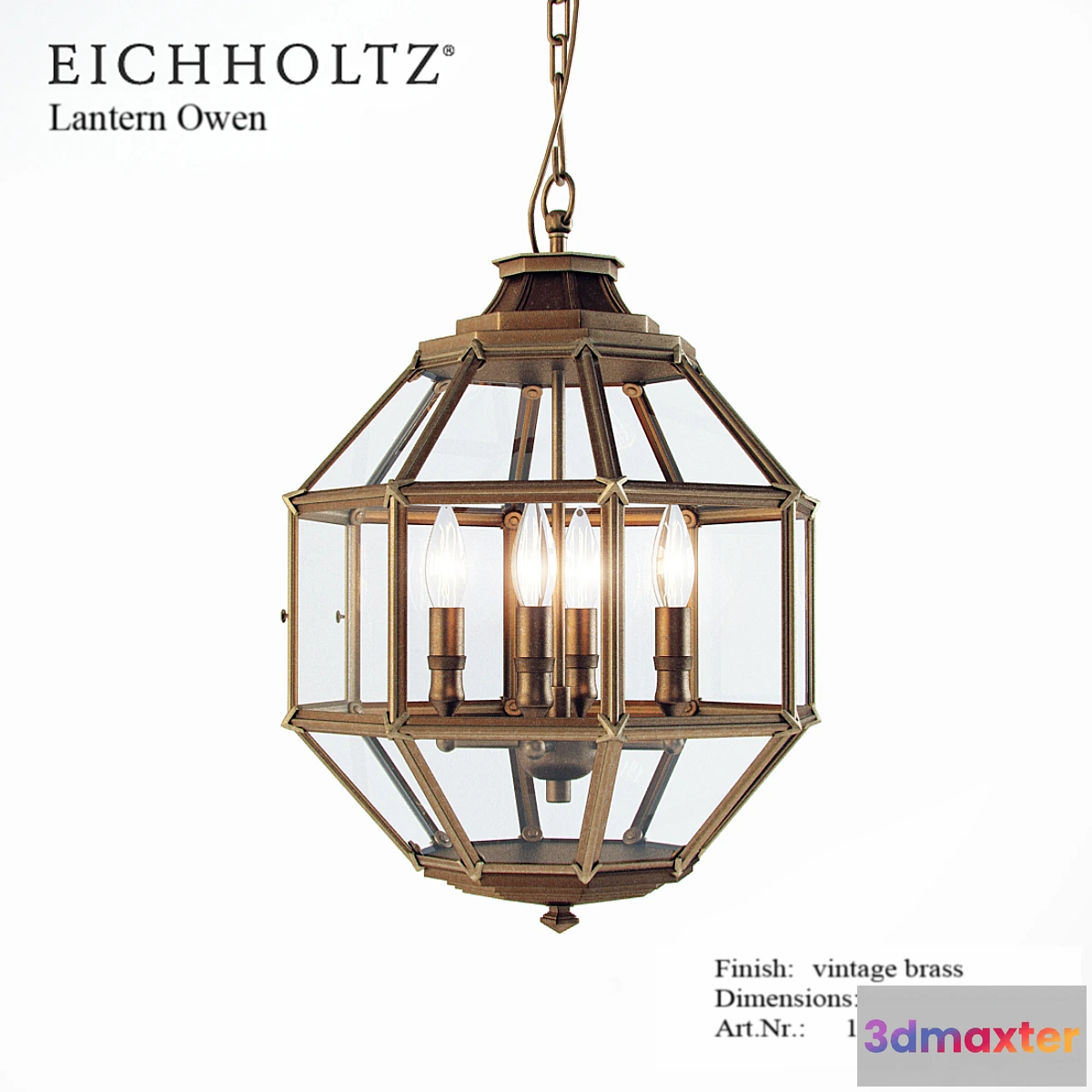 1280306 - Eichholtz Lantern Owen 3D Max