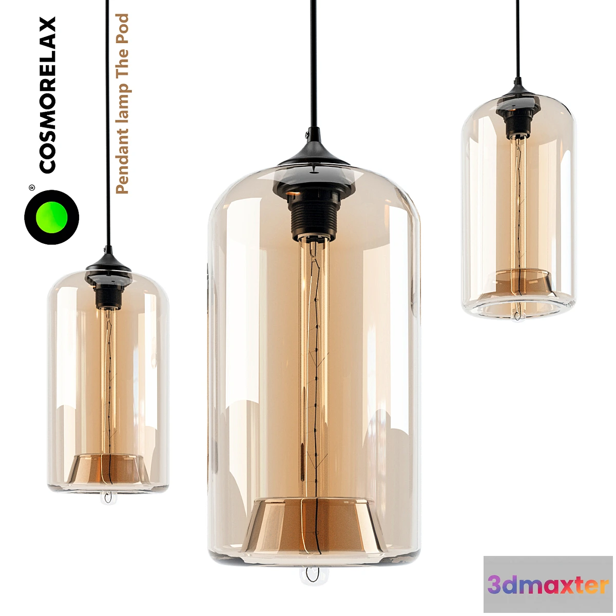 1280572 - Suspension The Pod - Cosmorelax Pendant lamp The Pod 3D Max