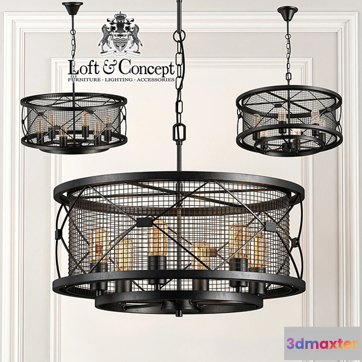 1281388 - Mosquitoes Caster Chandelier Chandelier 3D Max