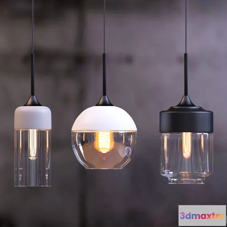 1281734 - Set chandeliers K & C - No.2 3D Max