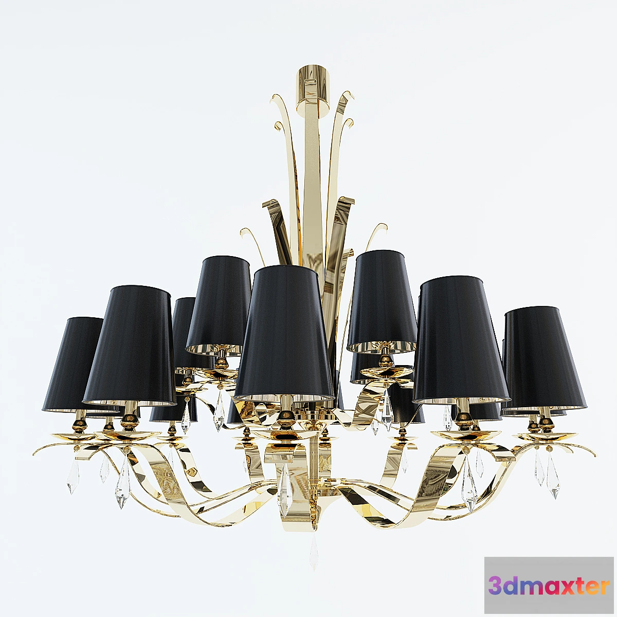 1281880 - Chandelier Visionnaire BAKST 3D Max