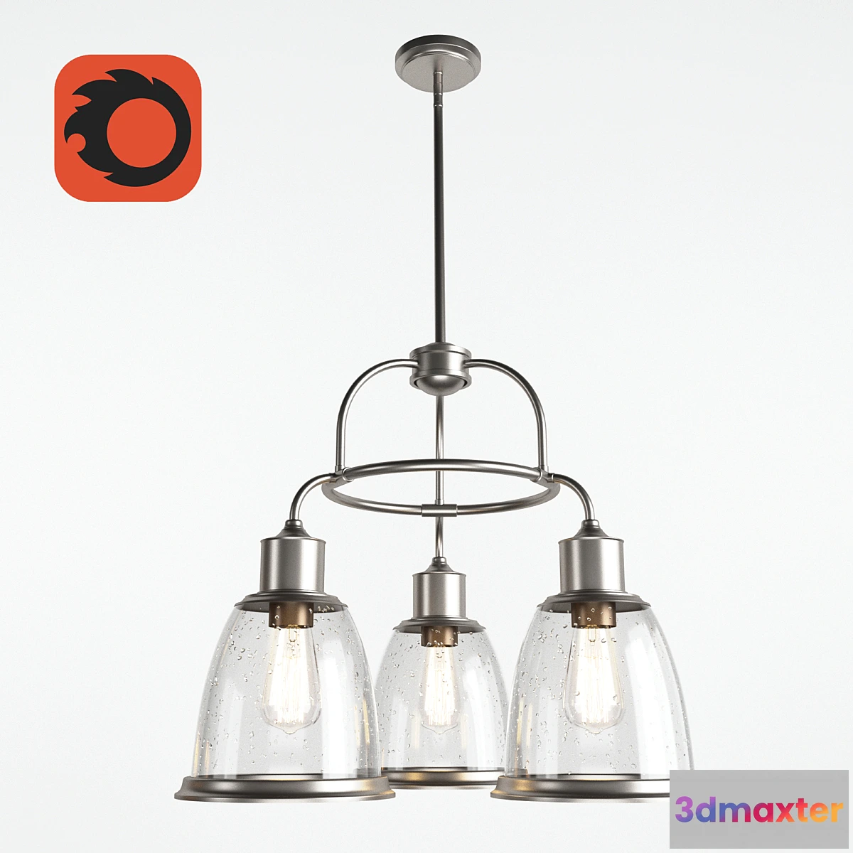 1284946 - Lamp 3 - LIGHT CHANDELIER (THE HOBSON COLLECTION) 3D Max