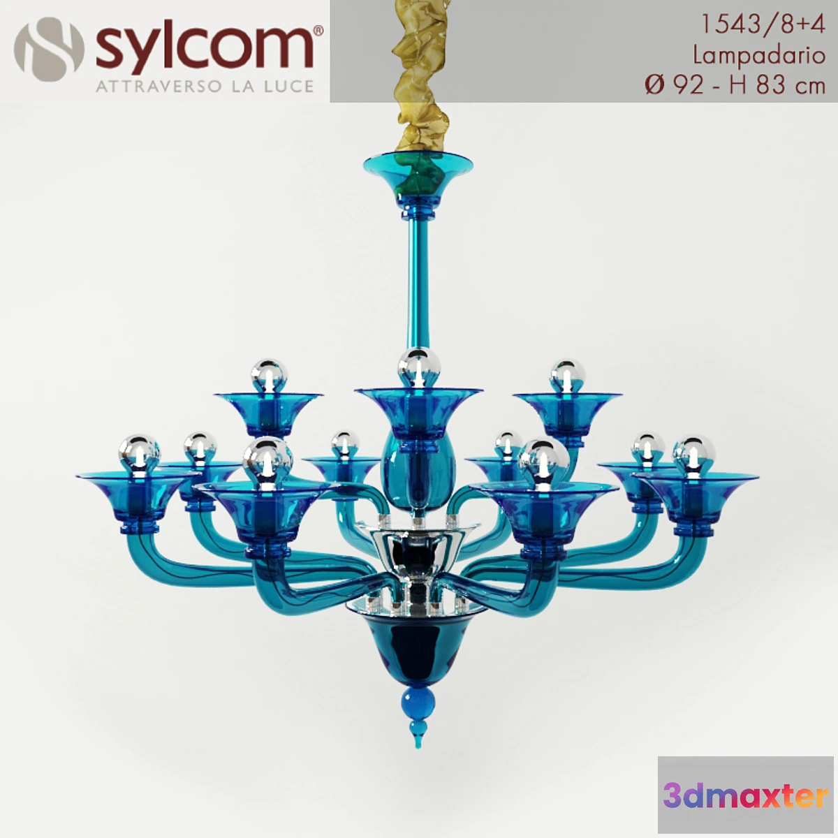 1285260 - Sylcom chandelier 1543 3D Max