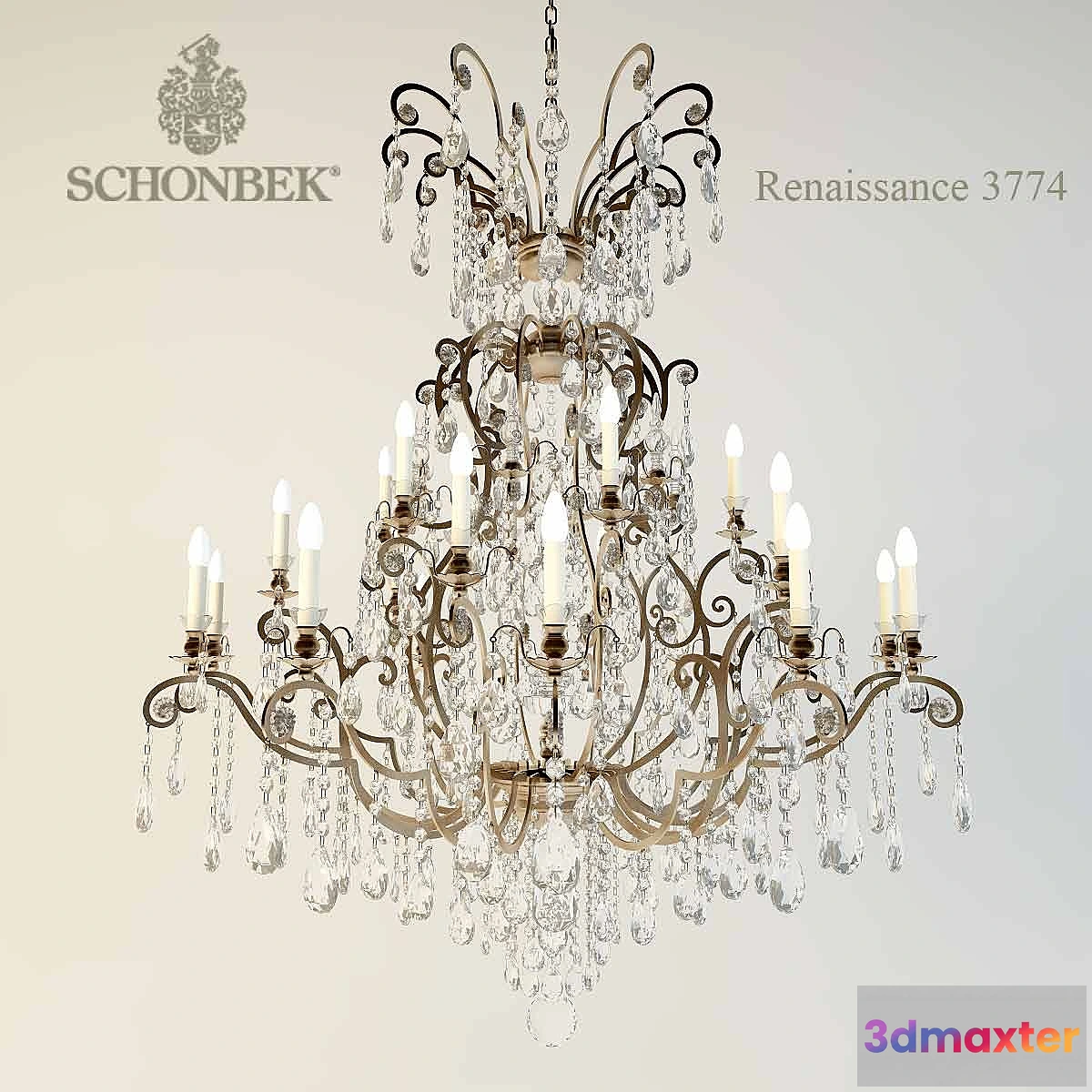 1285702 - Chandelier Schonbek3774 3D Max