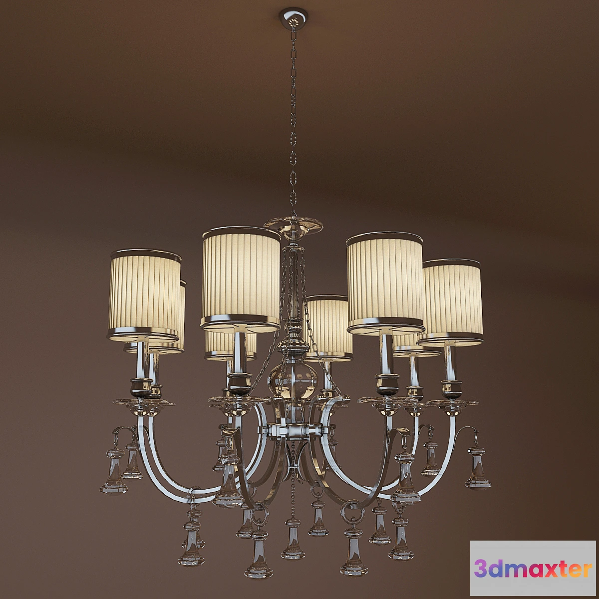 1286214 - Chandelier China. 24301-8 RD 3D Max