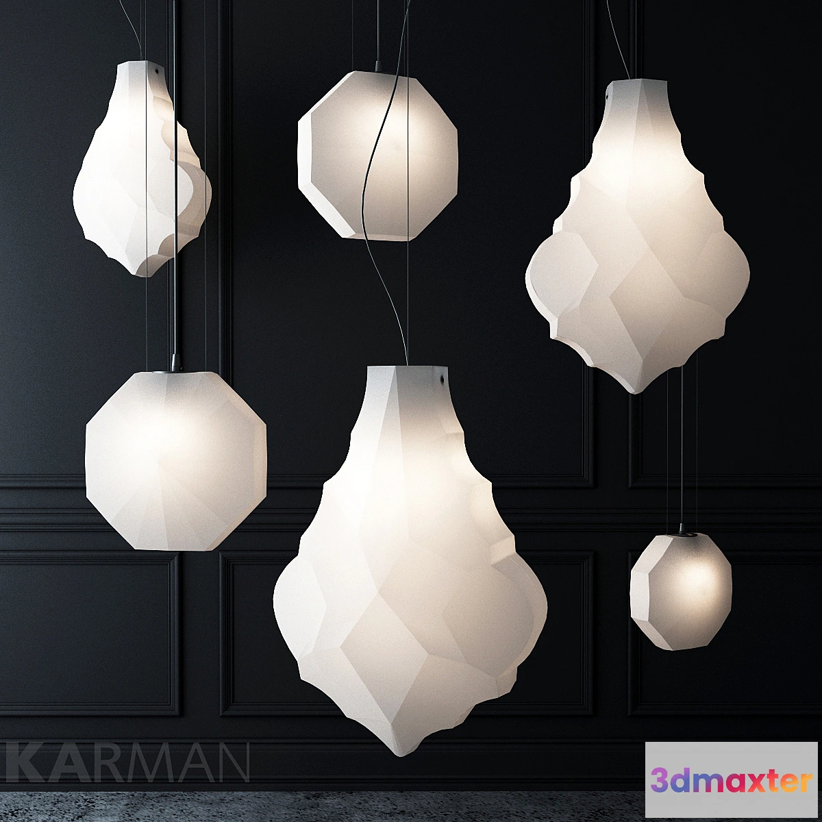 1287106 - Hanging lamp Karman 24 KARATI 1B 3D Max
