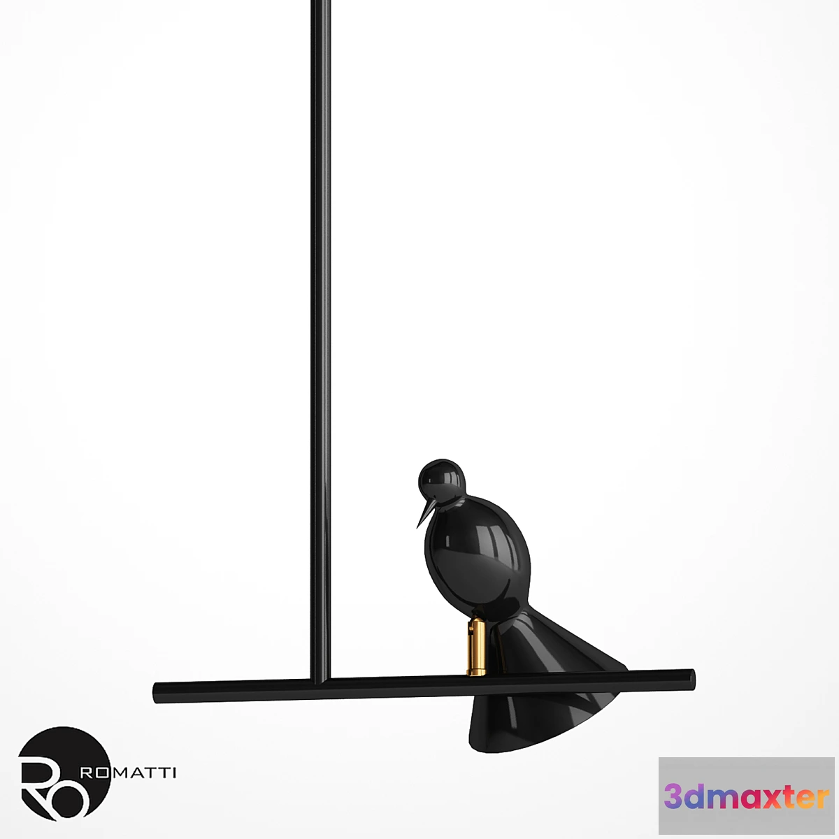 1287612 - Suspension Alouette Bird Romatti 3D Max