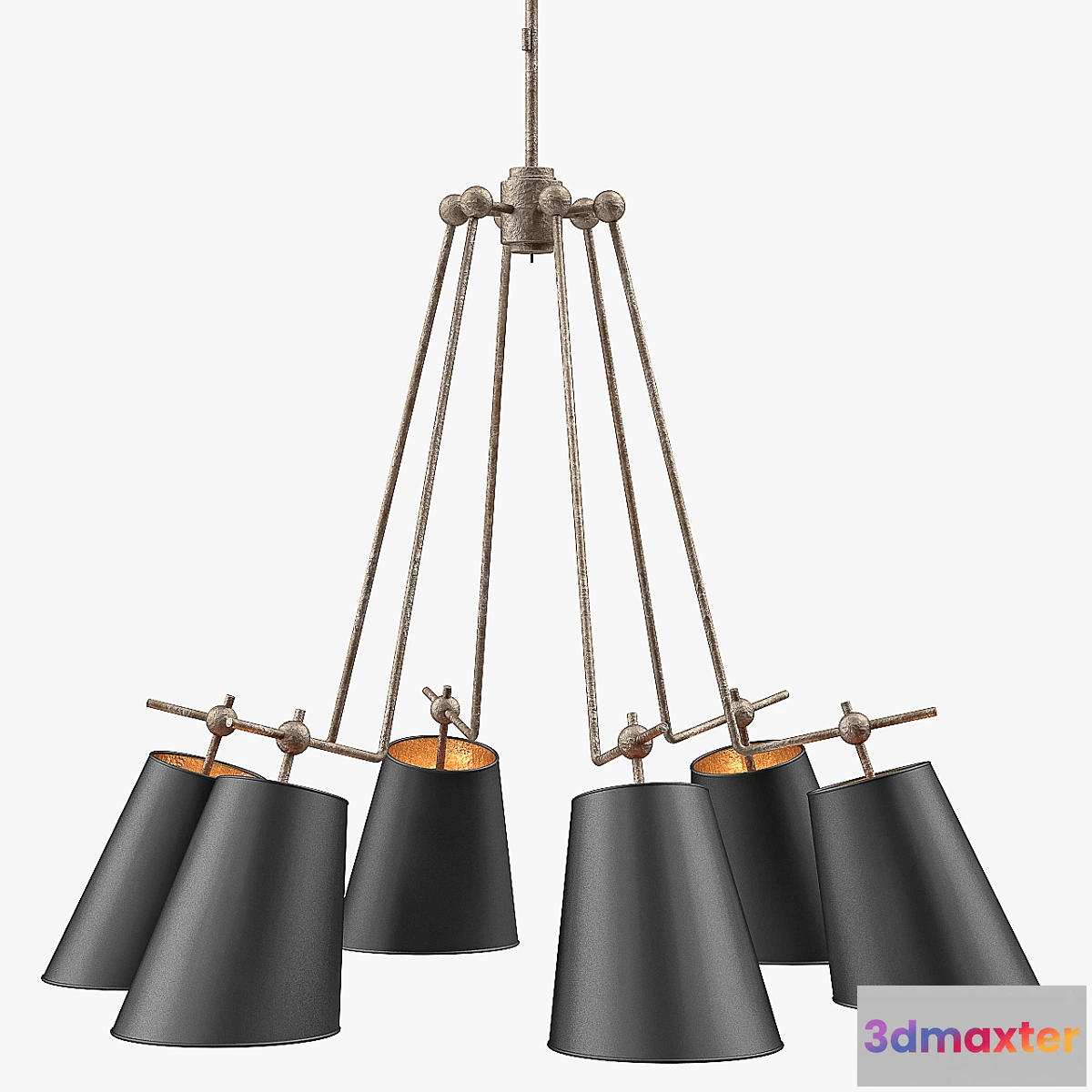 1288092 - Paolo Moschino Abbey Chandelier 3D Max