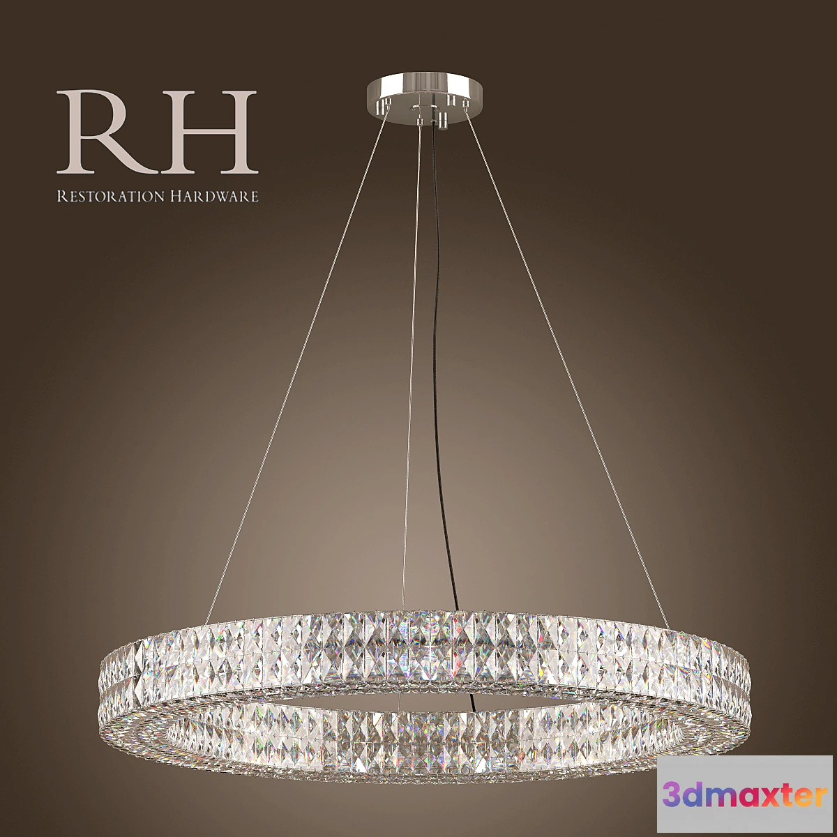1288576 - RH _ SPIRIDON RING CHANDELIER 43 3D Max
