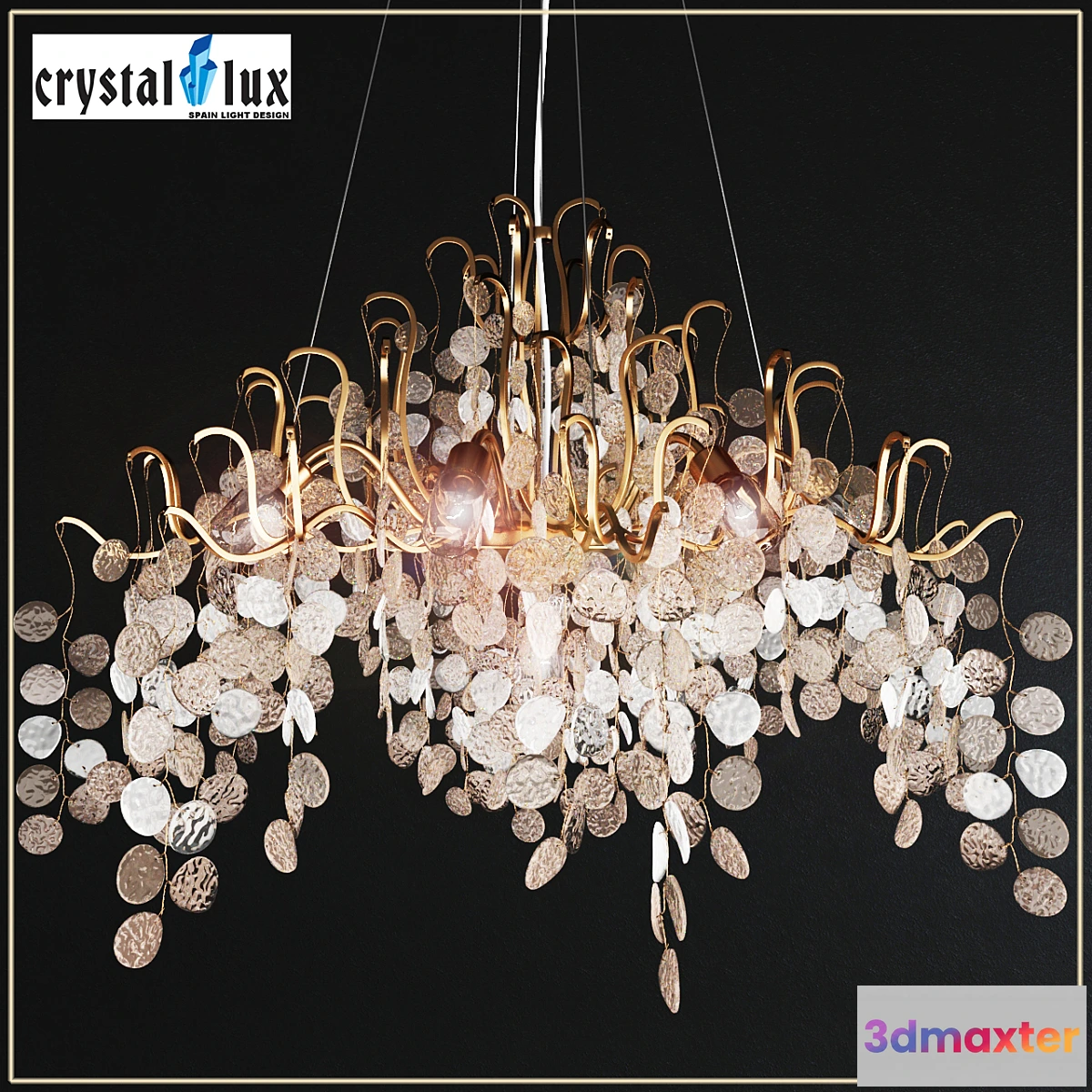 1288780 - Chandelier Crystal Lux TENERIFE SP9 3D Max