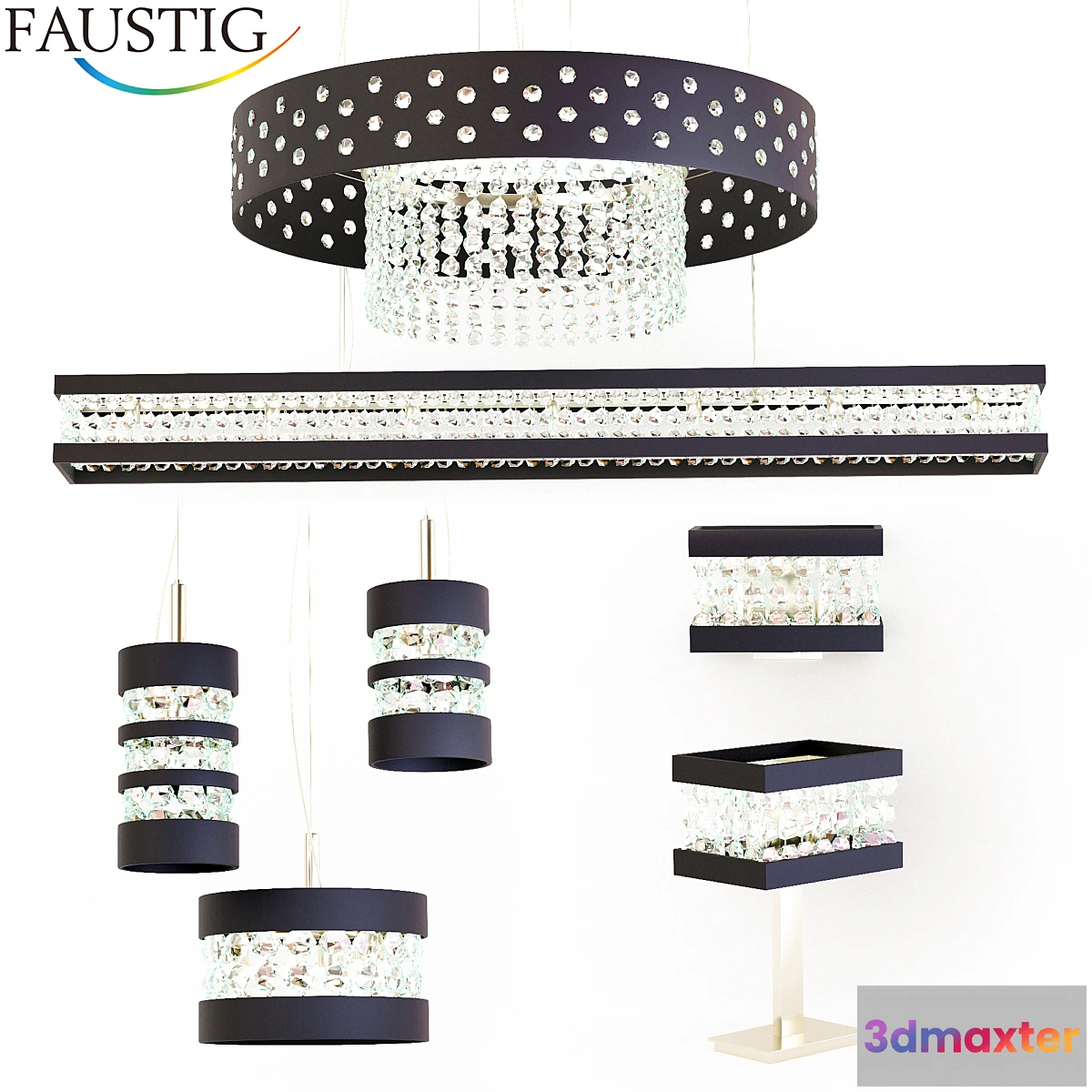 1289716 - Faustig_black_set 3D Max