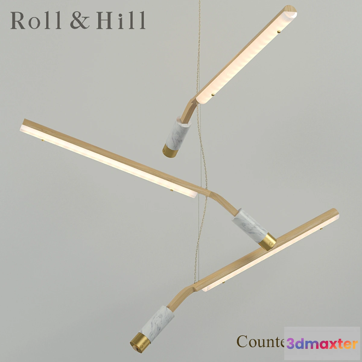 1289802 - Chandelier Roll & Hill Counterweight 3D Max