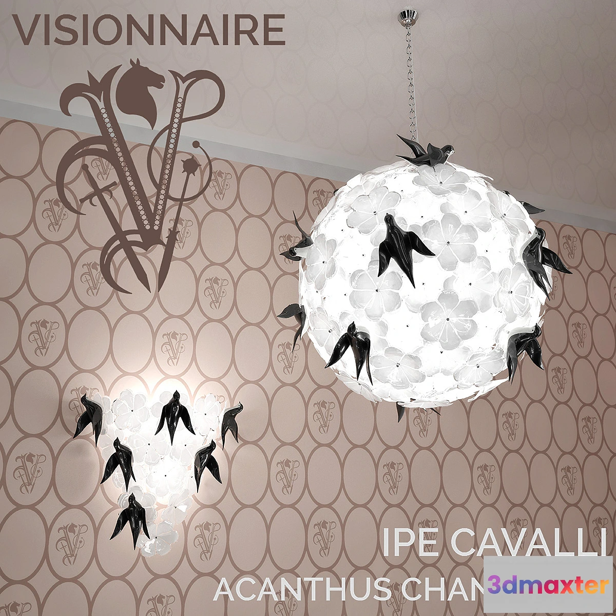 1290199 - ACANTHUS CHANDELIER _ IPE CAVALLI _ VISIONNAIRE - No.2 3D Max