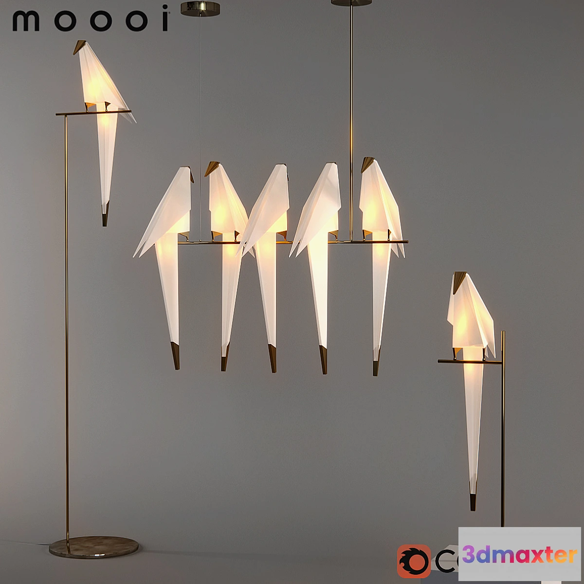 1290961 - Origami Bird 3D Max