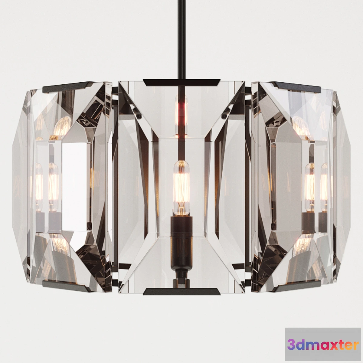 1291873 - RH HARLOW CRYSTAL CHANDELIER 19 3D Max