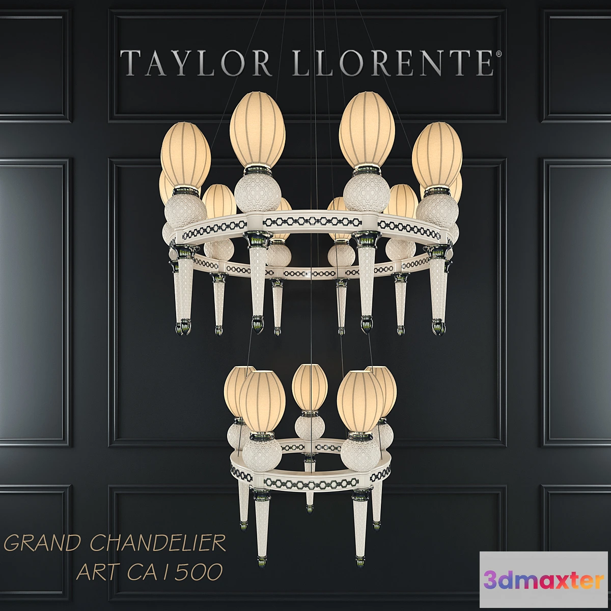1292925 - GRAND CHANDELIER ART CA1500 3D Max