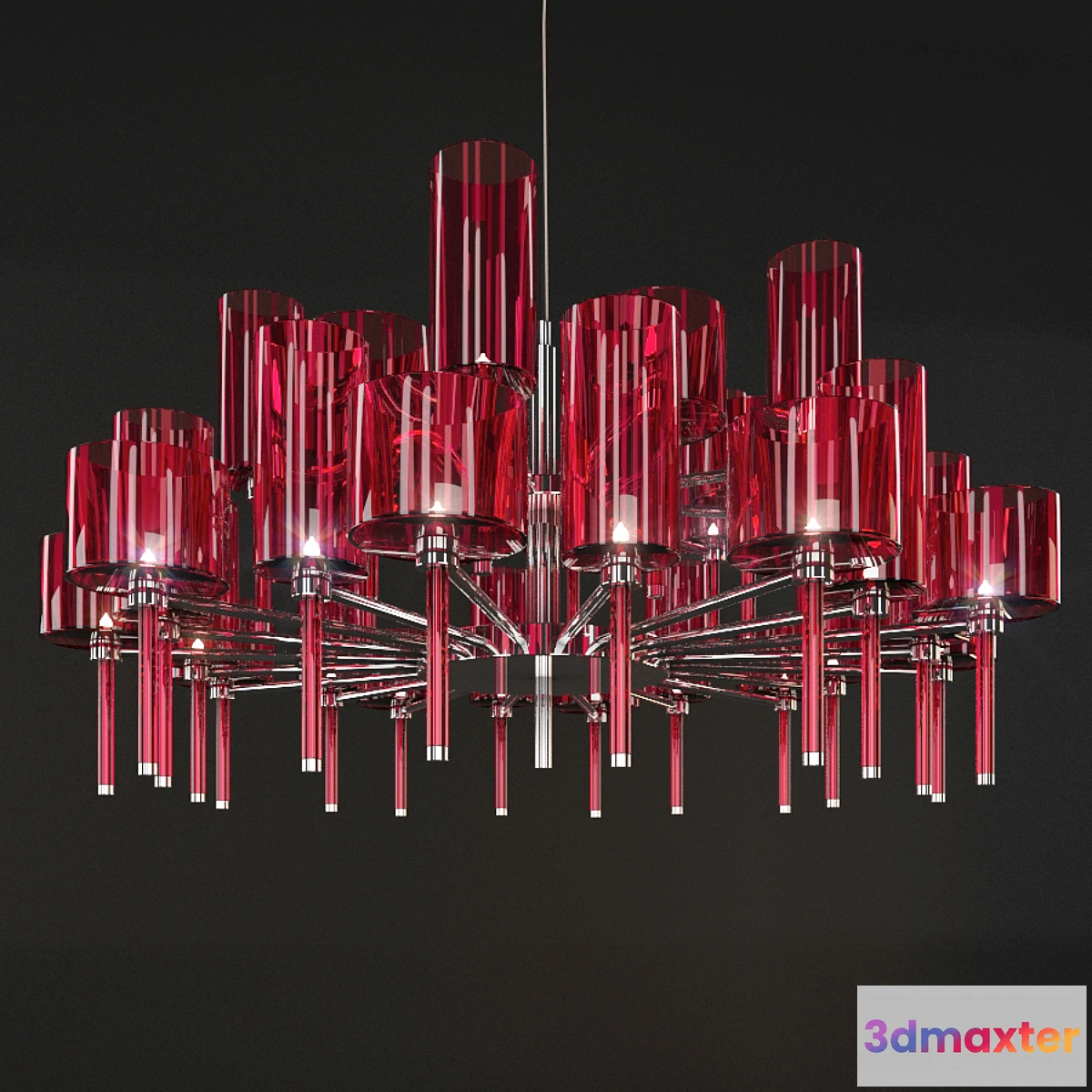 1293052 - Chandelier AXOLIGHT SP SPIL 30 3D Max