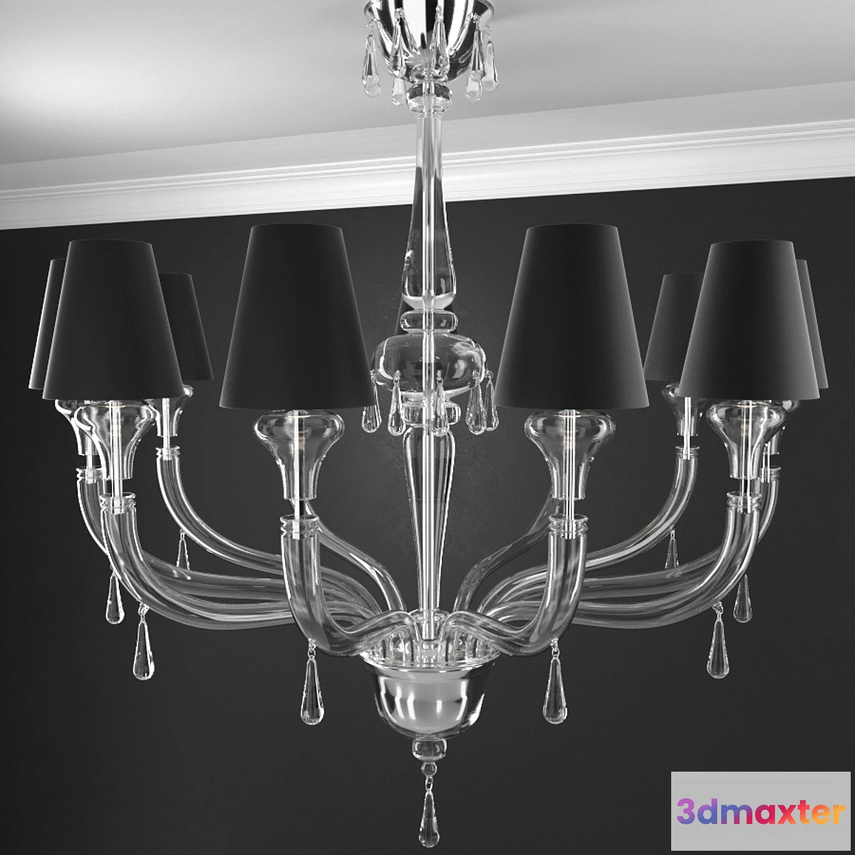 1293159 - Barovier & Toso Maine 558611 3D Max