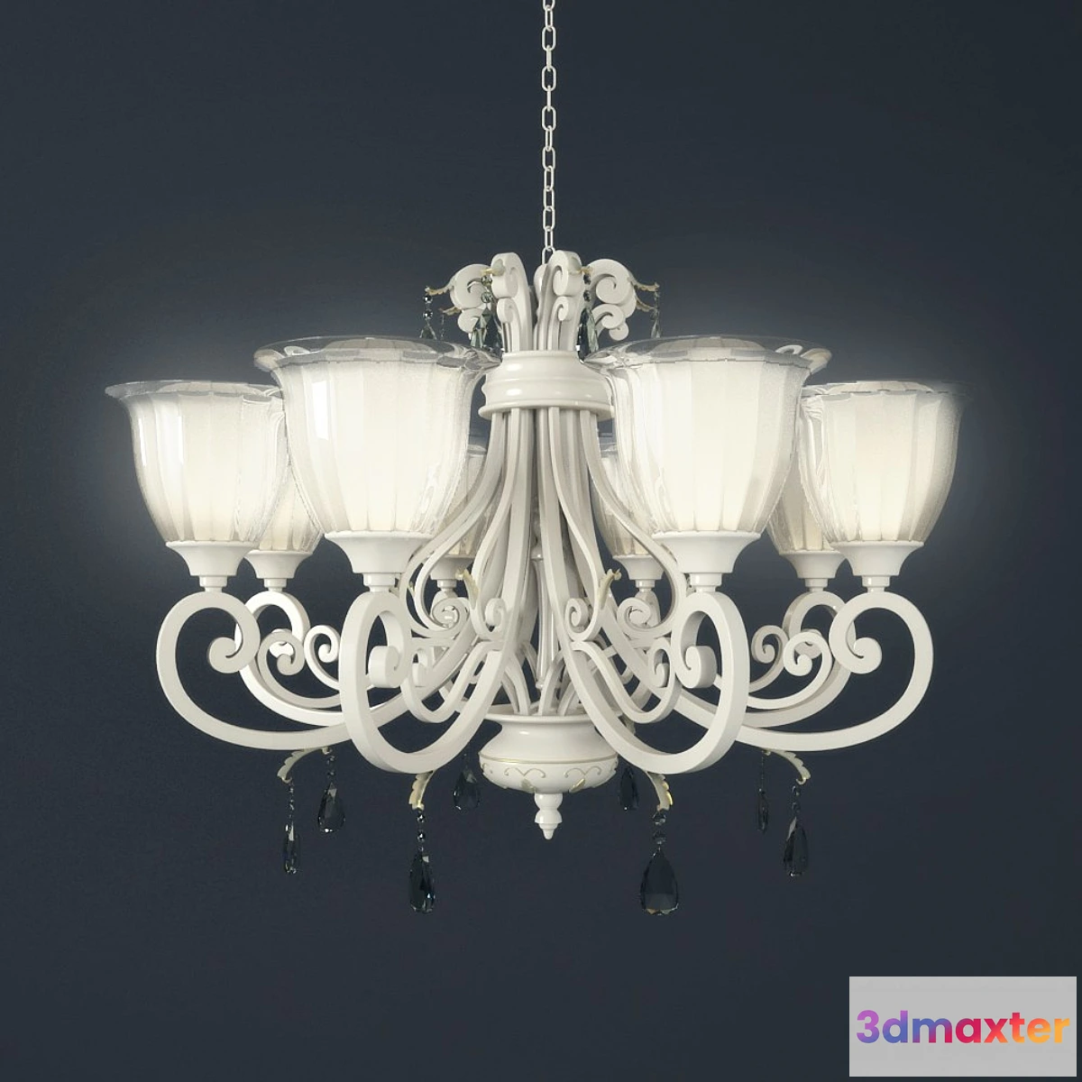 1293285 - Chandelier hanging MW-Light Versace 3D Max