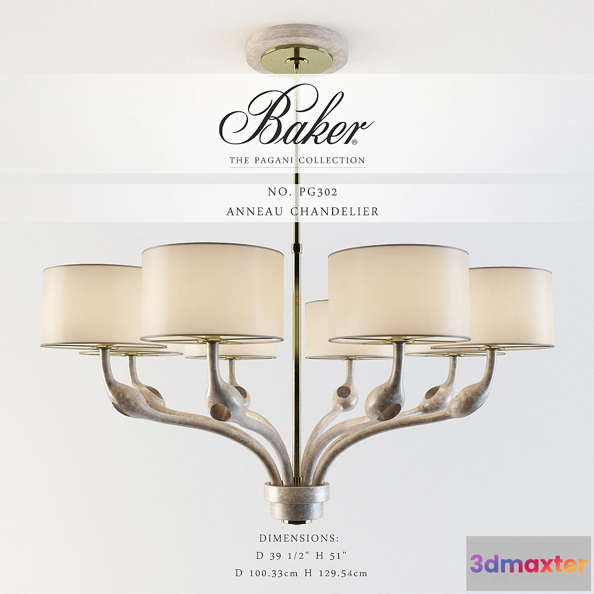 1293303 - Baker_Anneau Chandelier_No PG302 3D Max