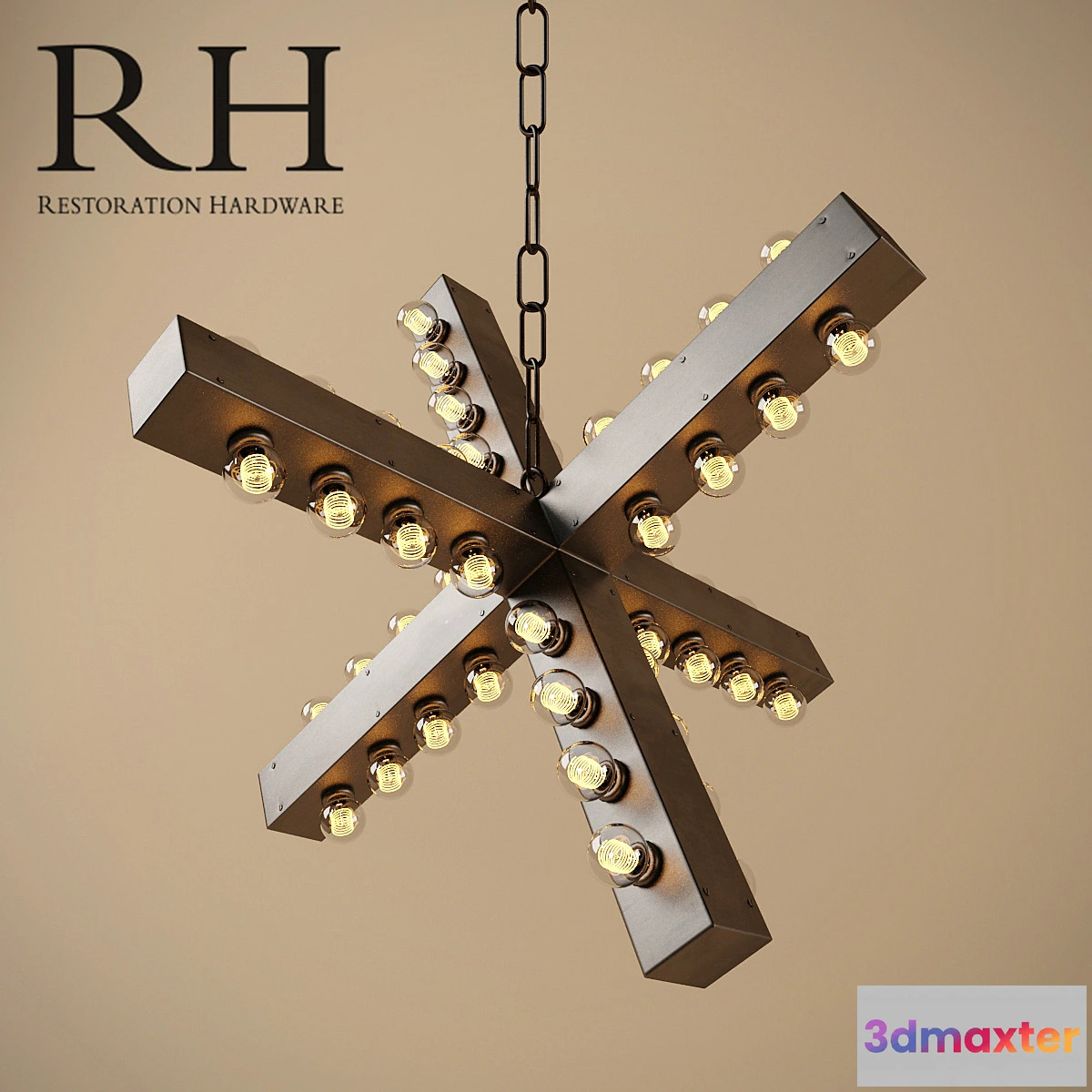 1293327 - NERO CHANDELIER 3D Max